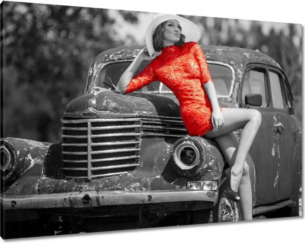 Vászonkép 100x70 Elegáns nő