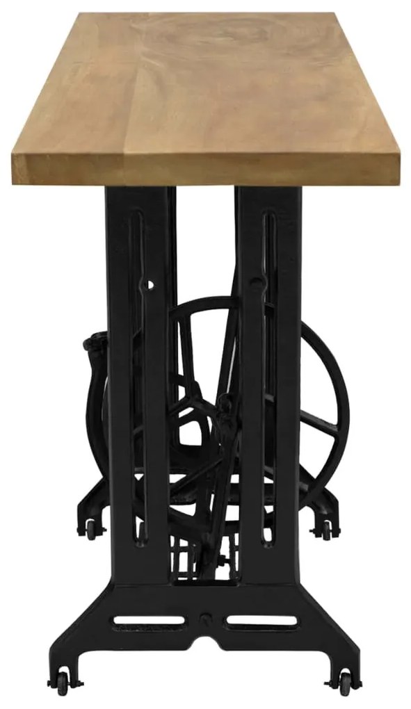 varrógép talpú tálalóasztal 110 x 40 x 75 cm