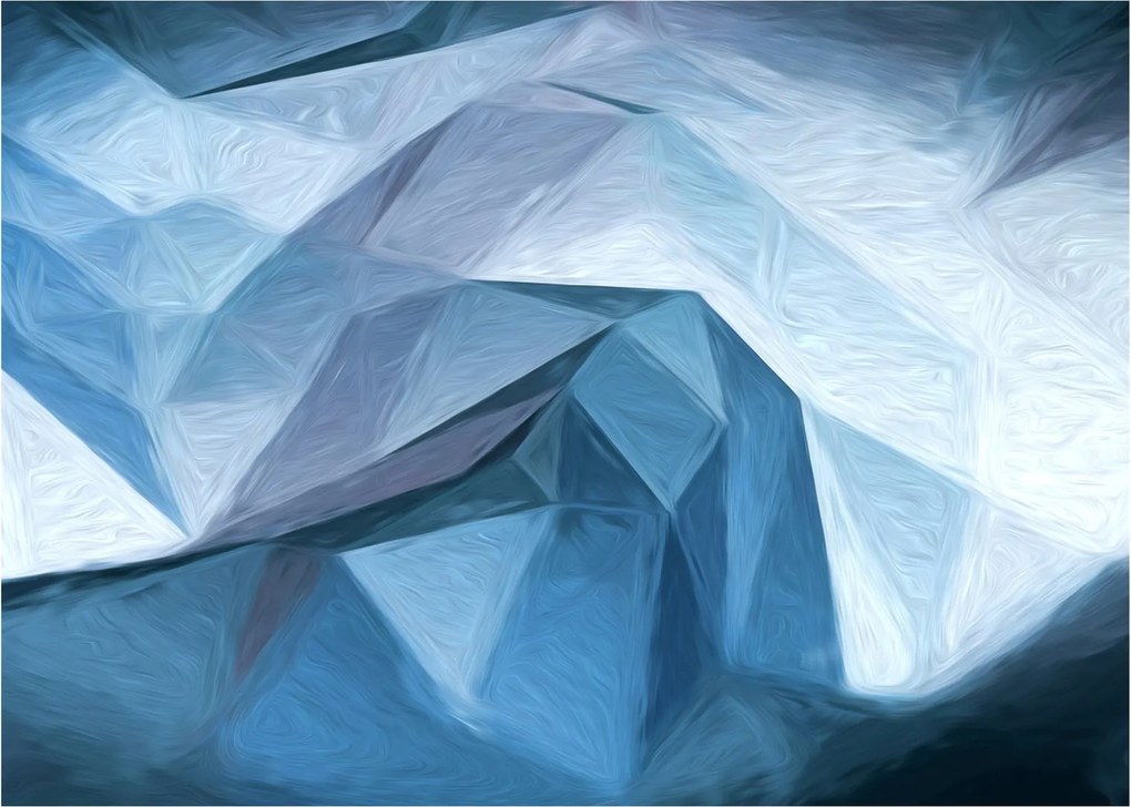 Az absztrakció képe (üvegen) (70x50 cm)