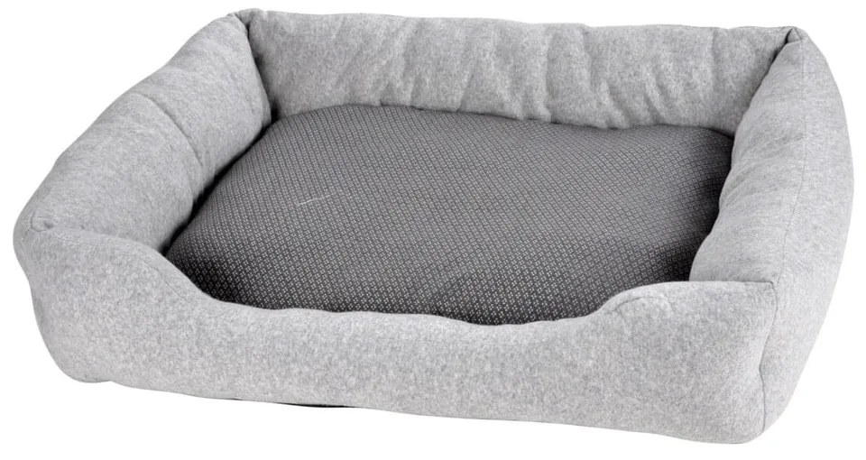 Világosszürke fekhely kutyáknak 50x38 cm Graphene – Love Story