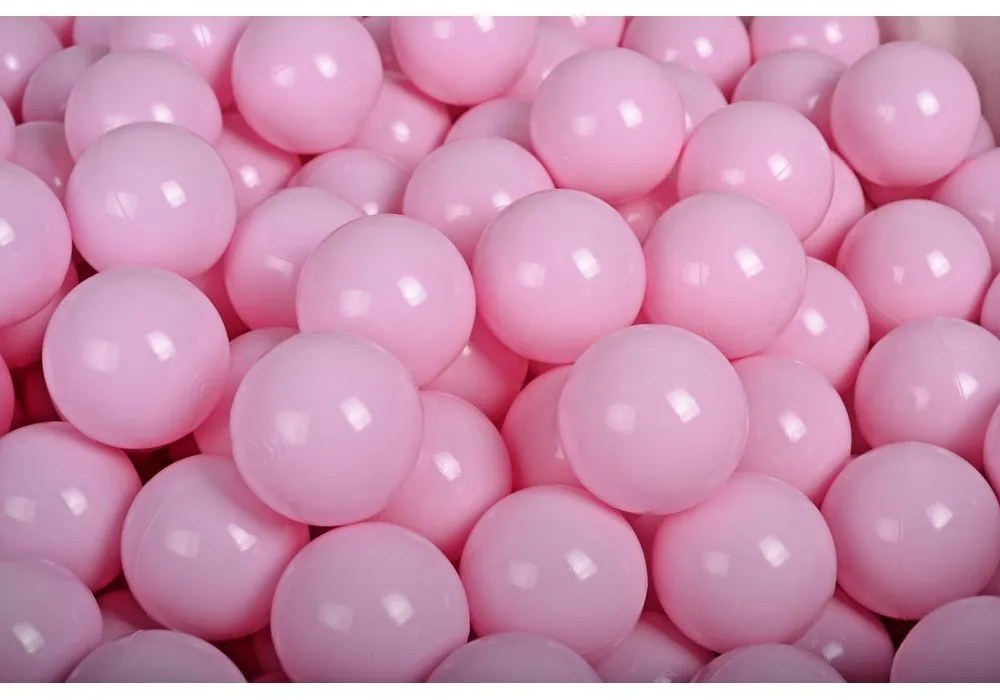 Krémszínű bársony labdamedence ø 90x30 cm Montessori – Meowbaby