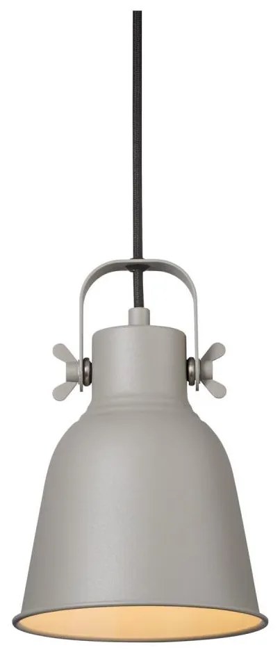 Nordlux - Csillár zsinóron ADRIAN 1xE27/25W/230V átm. 16 cm szürke