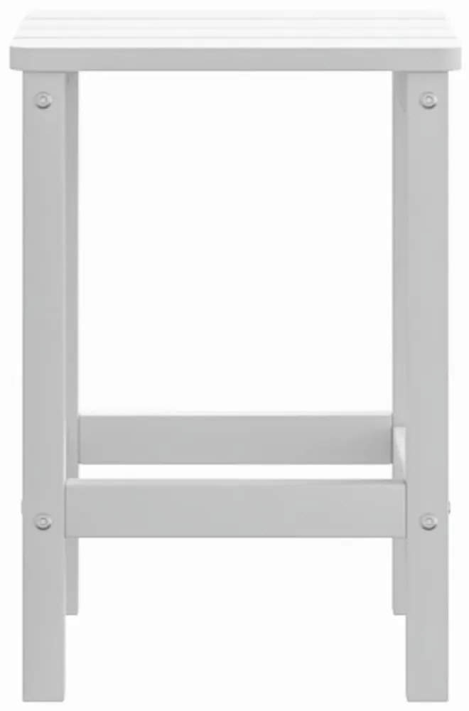 fehér HDPE kerti adirondack asztal 38 x 38 x 46 cm
