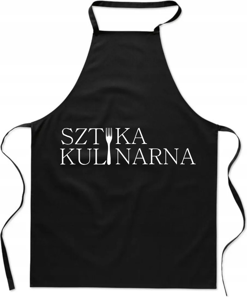 Pamut fekete Kötény Nyomtatott Konyhai Művészet Gasztronómia