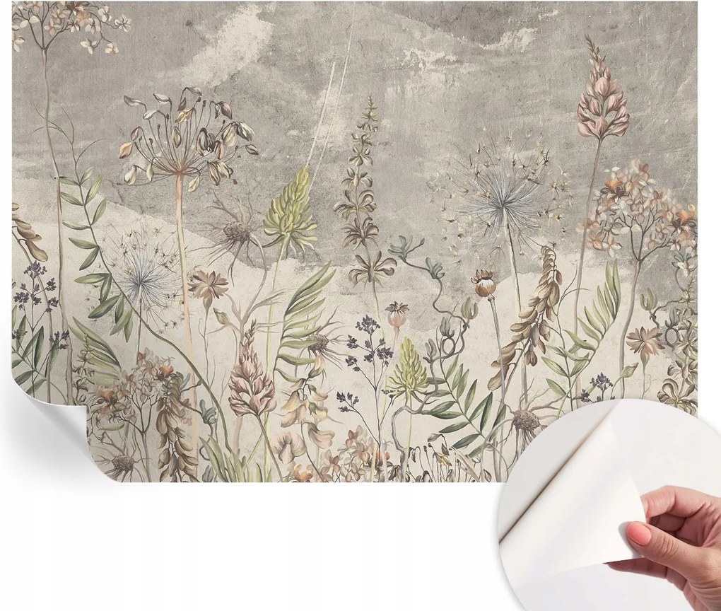 Fotótapéta Fali tapéta Hálószobába és Nappaliba Mezei növények 312x219 cm