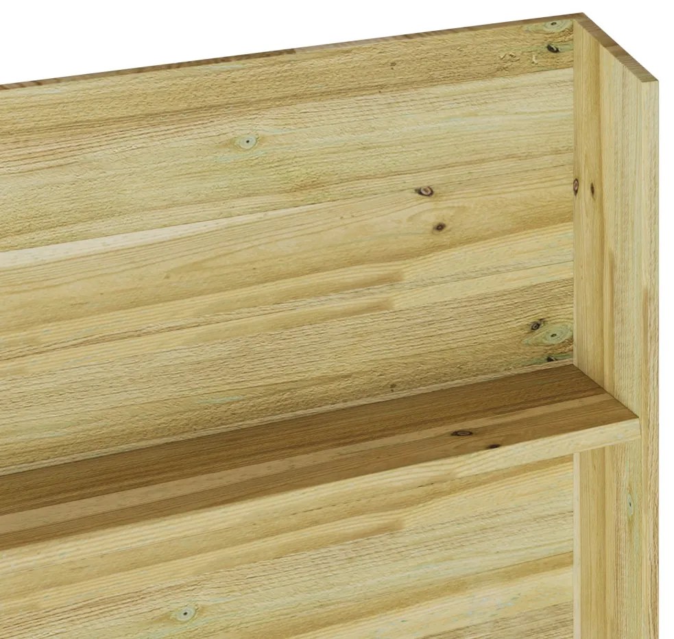 Kert Növényállvány 5-Tier 90x15x180 cm Impregnált Fa Fenyő
