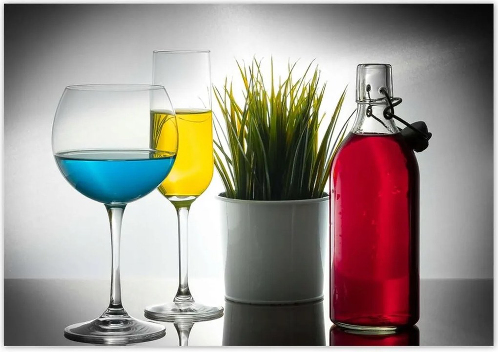 Poszterek 100x70 Színes italok Italok