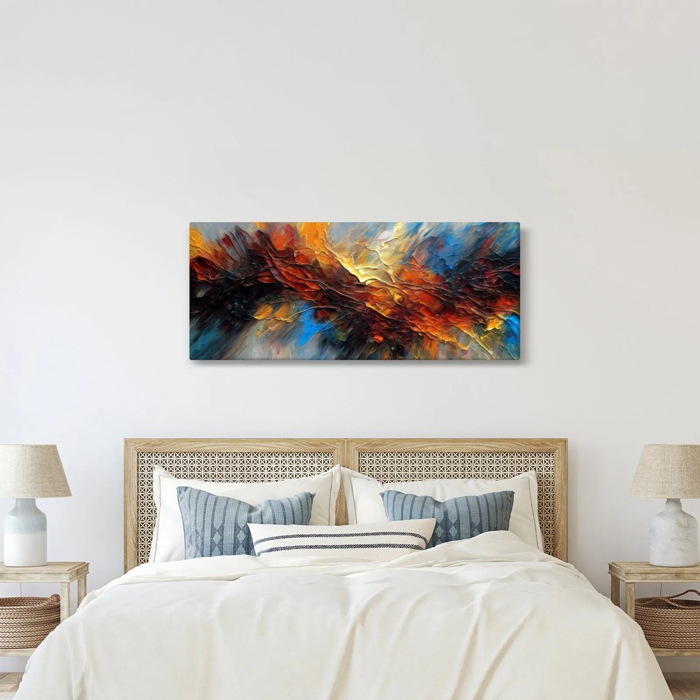Kép - Színes textúra (120x50 cm)
