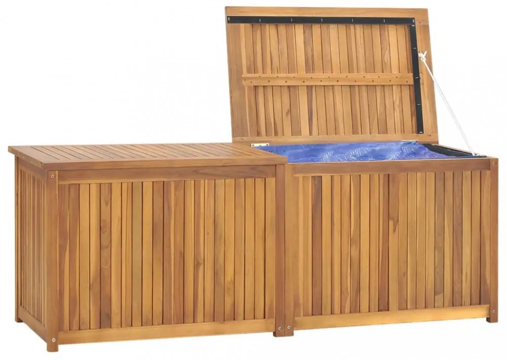tömör tíkfa kerti láda 150 x 50 x 55 cm