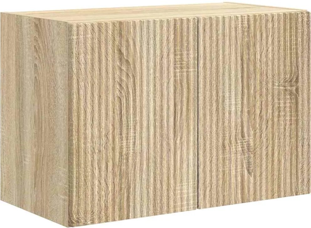 vidaXL TV Fali Szekrény Sonoma tölgy 59,5 x 31 x 40 cm Faanyag