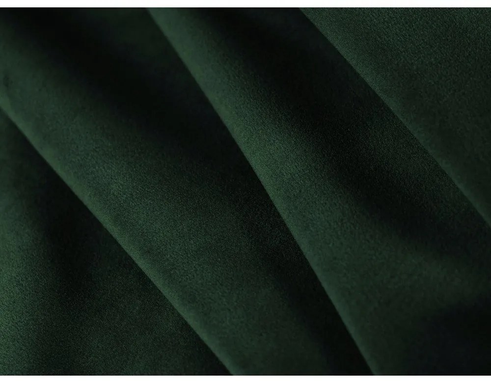 Sötétzöld bársony kanapé 220 cm Strino – Cosmopolitan Design