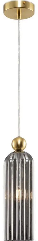 Maytoni MOD302PL-01GR - Csillár zsinóron ANTIC 1xE14/40W/230V arany/szürke