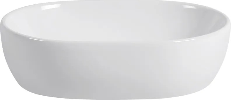 Erga Della, pultra szerelhető mosdó 475x340x140 mm, fényes fehér, ERG-V03-DELLA48-WH