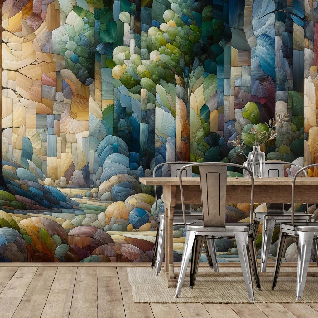 Fotótapéta - Erdei kollázs (147x102 cm)