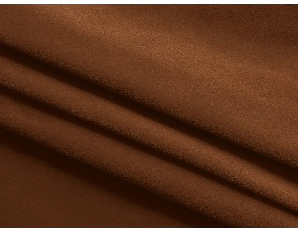 Terrakotta színű bársony lábtartó Kapua – Makamii