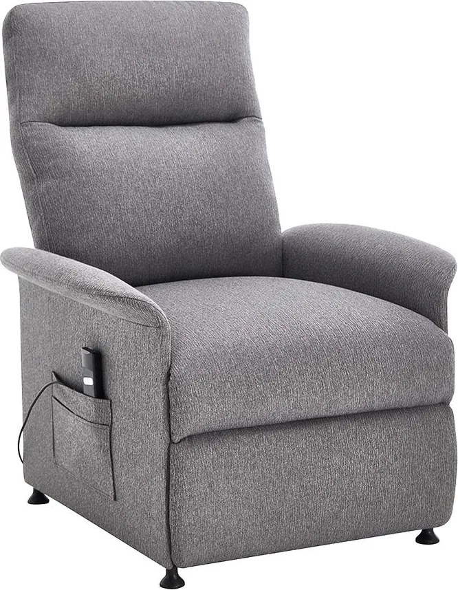 Catini ELYSIO elektromosan állítható relaxációs fotel, világosszürke