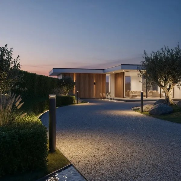 Ideal Lux - LED Kültéri lámpa BOEING LED/14W/230V 100 cm IP65 fekete