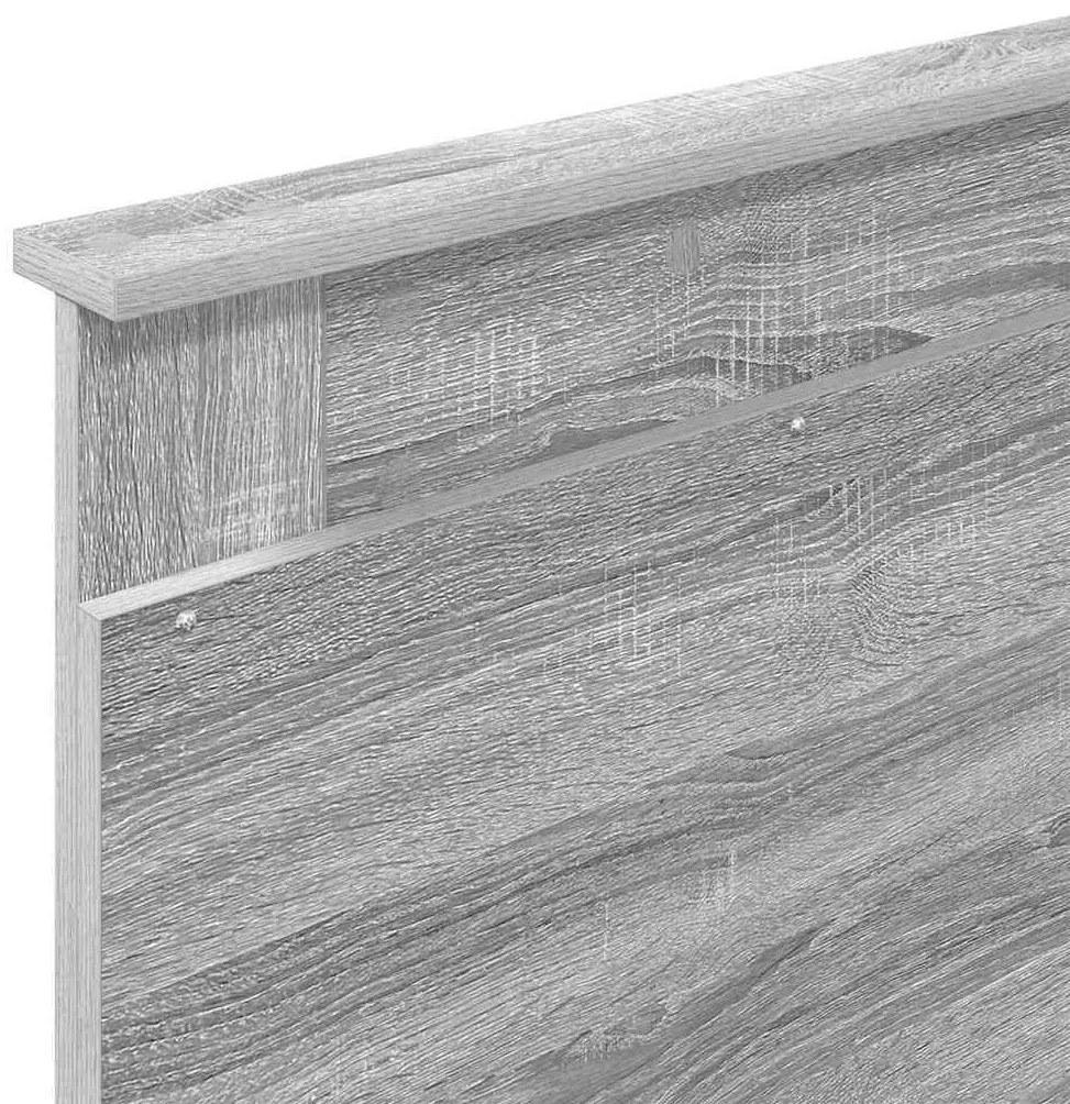 Fejtámla fejtámlával Szürke Sonoma 100 cm Faanyag