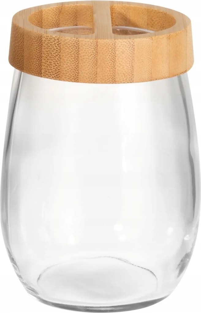 Fürdőszobai Bögre Fogkefékhez Üveg Tartály A Fürdőszobába