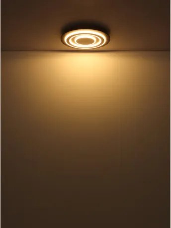 Globo 48034-40 Mennyezeti lámpa antracit csiszolt műanyag, szürke csiszolt fém, opál akril, HxSzxM: 630x350x55mm, tartozék: LED 40W 230V, 4000lm forrás, 3000K
