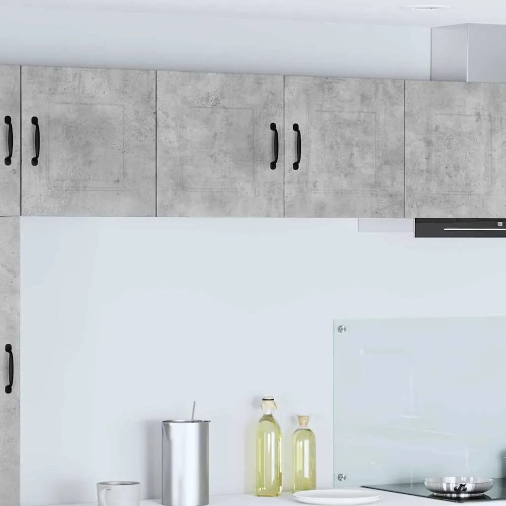 Fali konyhaszekrény Beton Szürke 80 x 31 x 40 cm Faanyag