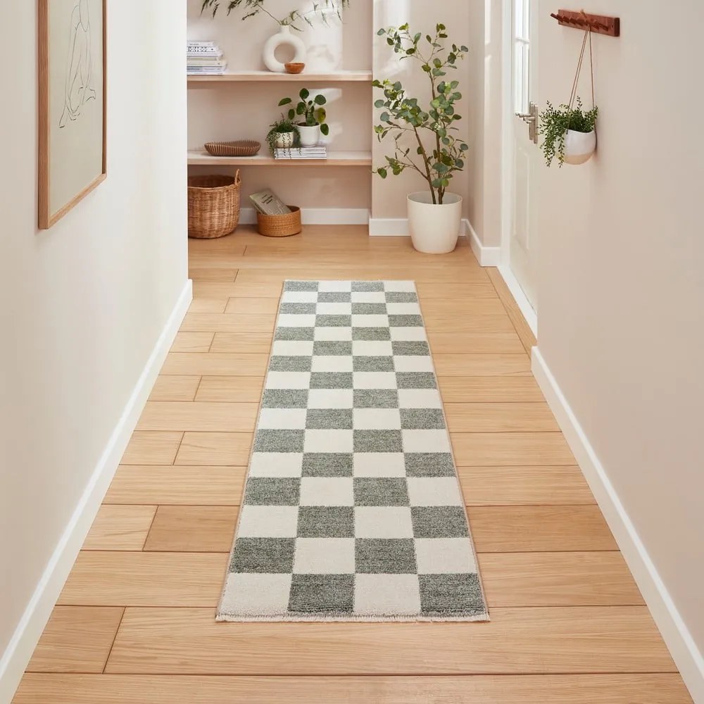 Zöld futószőnyeg 60x230 cm Baltimore – Think Rugs