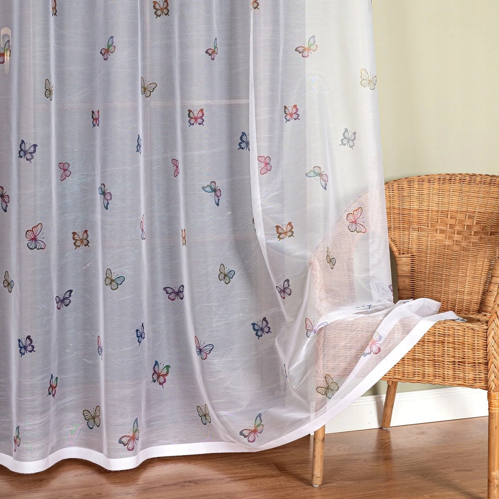 Pillangók kész függöny, gyerekszobába, kislánynak 300x240cm-es méretben