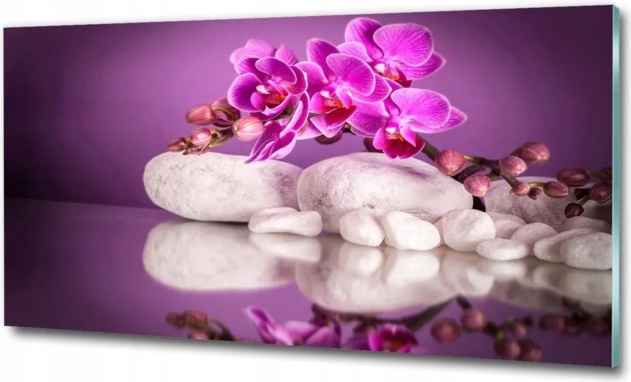 Fotó üvegkép Fa és ösvény 125x50