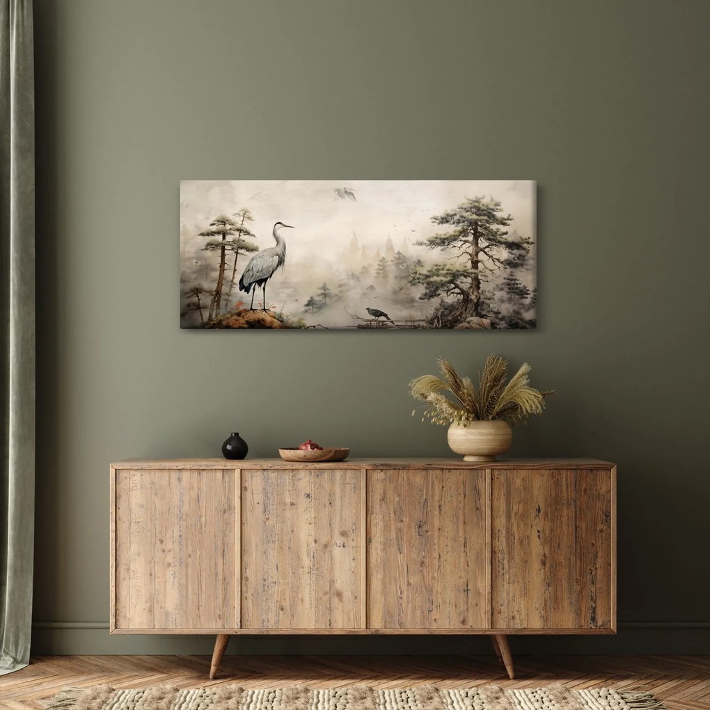 Kép - Rajzfilm tájkép (120x50 cm)