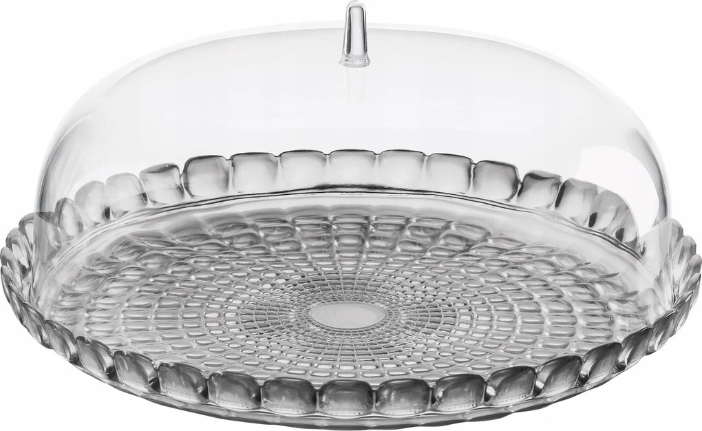 Guzzini Tiffany Tortatartó 36 cm Szürke