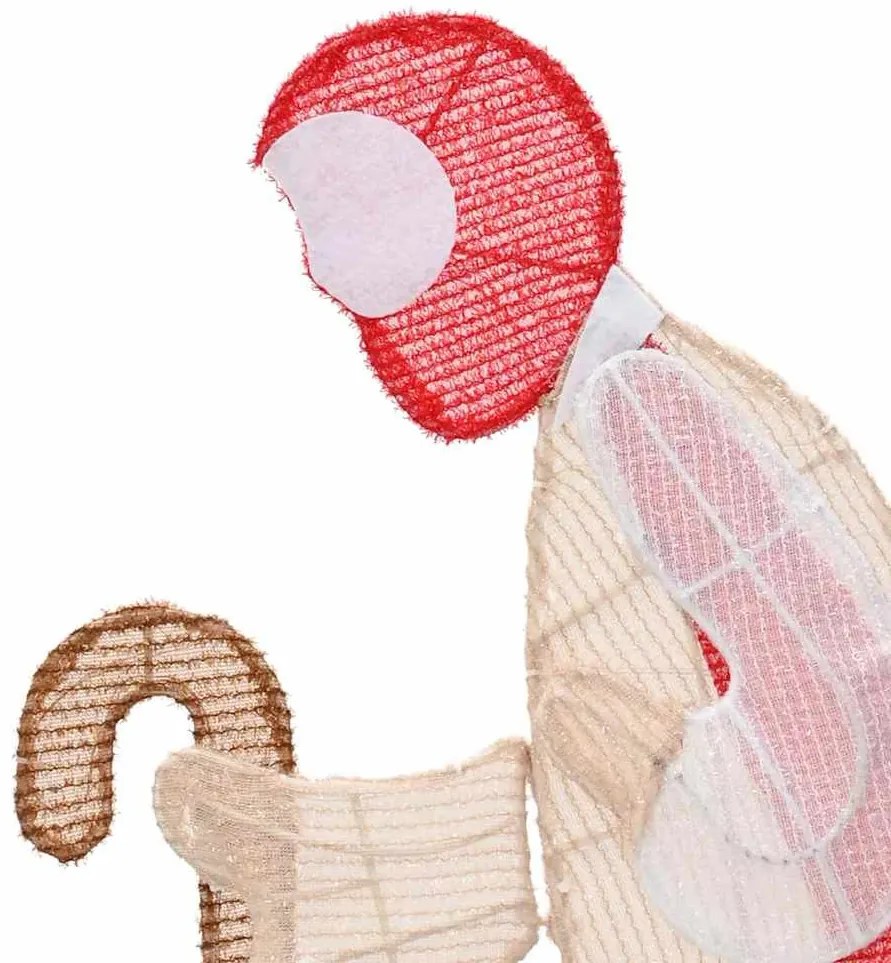 Betlehem Jelenet Meleg fehér 149 x32 x 127.5 cm Poliészter