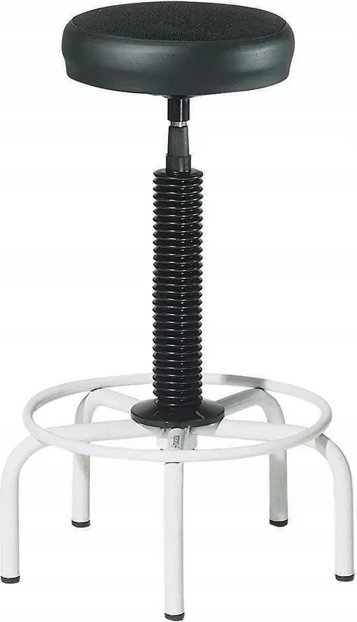 Rocada 900 bárszék, állítható magasságú, fehér lábazattal, fekete…