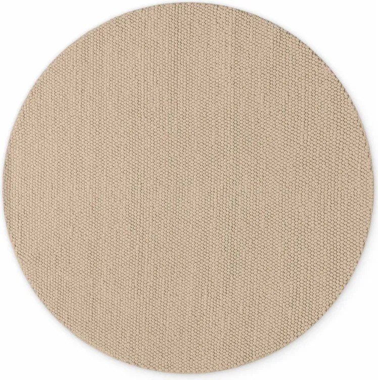Bézs kézi szövésű gyapjú kerek szőnyeg ø 200 cm Richmond Diana – Ted Baker