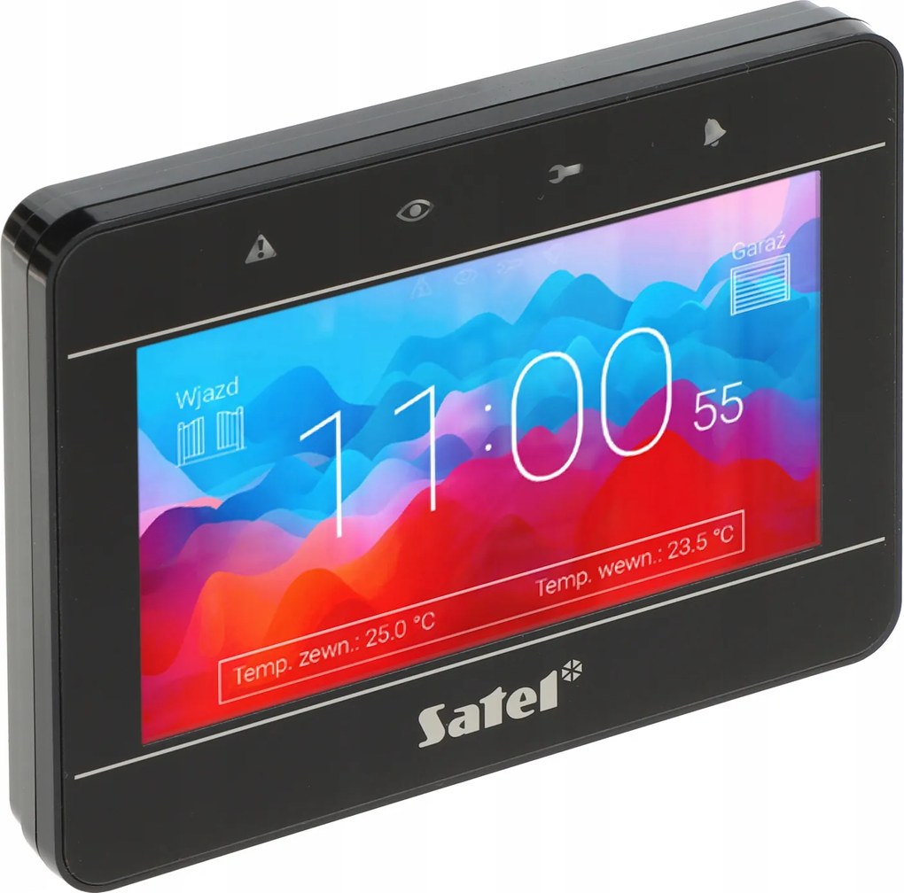 Manipulátor 4.3' képernyővel fekete INT-TSG2-B Satel