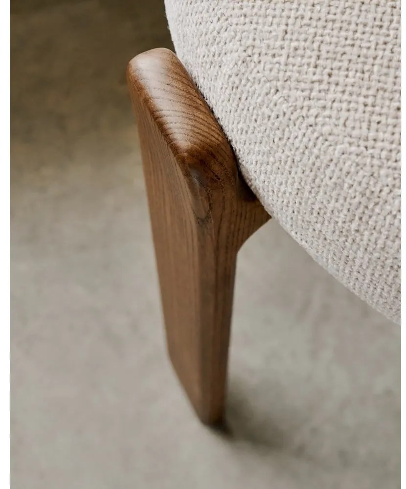 Barna-bézs kőrisfa étkezőszék Granite – Kave Home