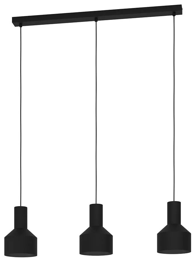 Eglo 99552 - Csillár zsinóron CASIBARE 3xE27/40W/230V