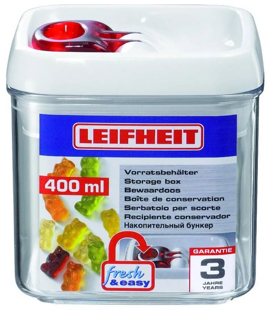 Leifheit FRESH & EASY élelmiszer-tartály, 400 ml 31207, 0,4 l