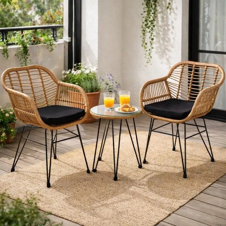 STILISTA Kerti rattan bútor készlet