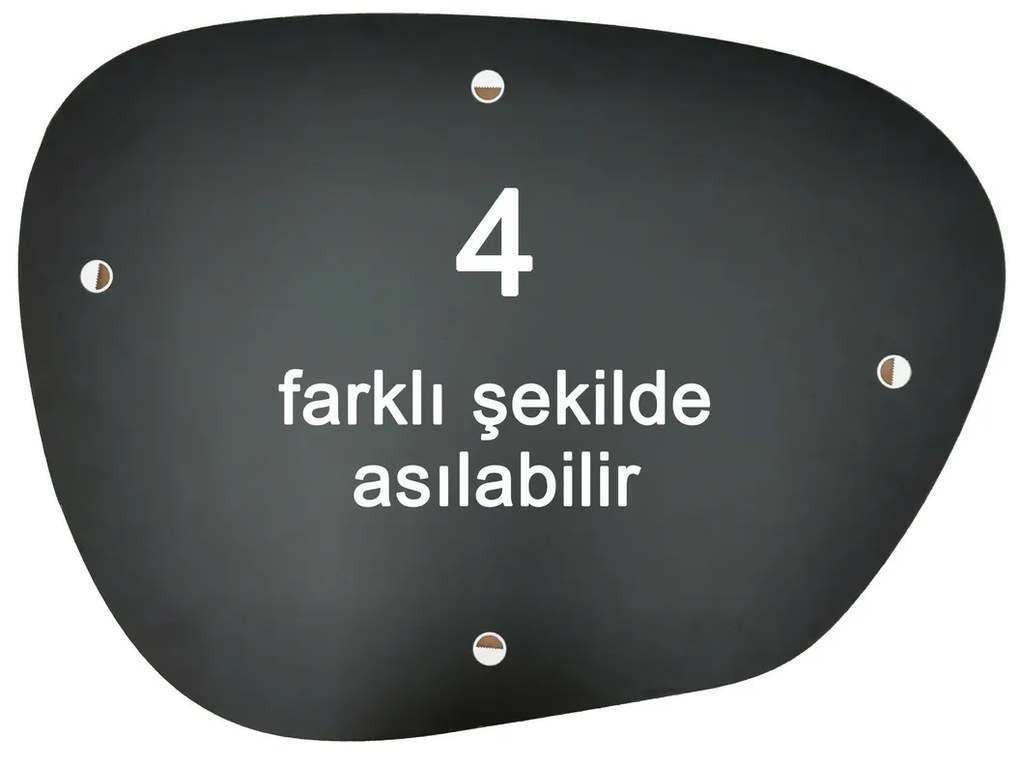 Amorphous tükör 70 x 90 cm