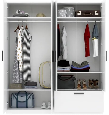 LITA WARDROBE 4D1S WITH MIRROR