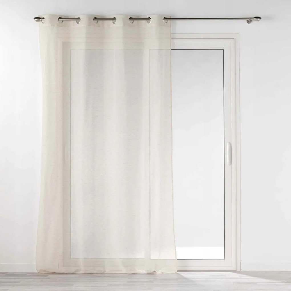 Függöny Átvezetőkkel világos bézs 140 x 240 cm