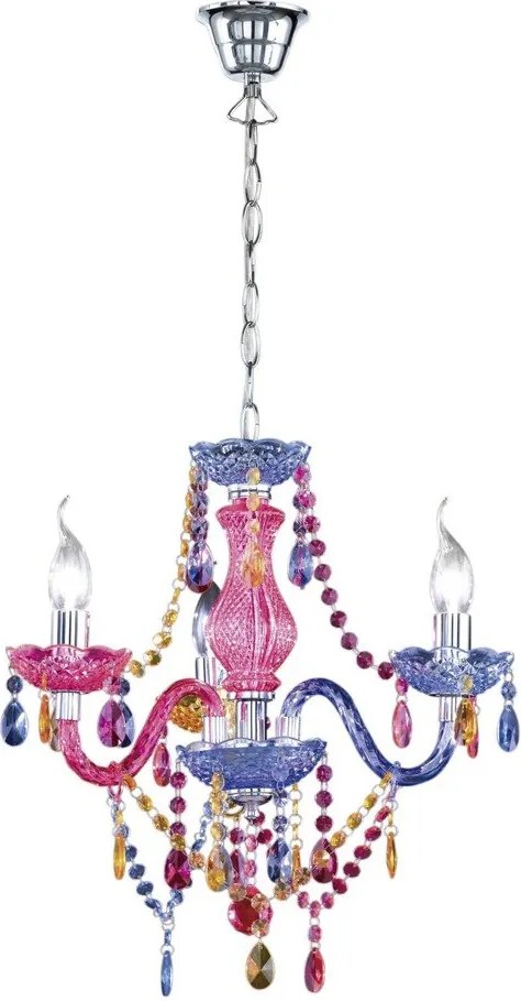 Fém függőlámpa akrilüveg búrával ø 46 cm Lüster – Reality