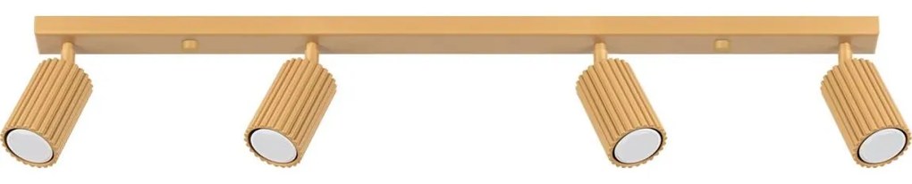 Sollux SL.1565 - Spotlámpa KARBON 4xGU10/10W/230V arany