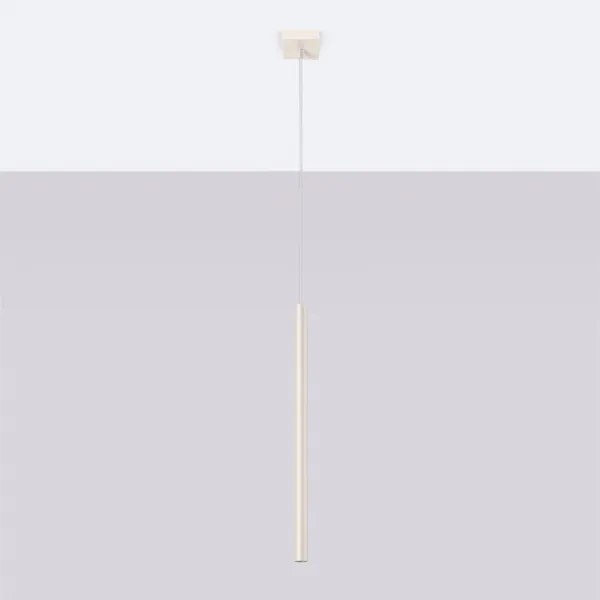 Sollux SL.1512 - Csillár zsinóron PASTELO 1xG9/8W/230V krémes