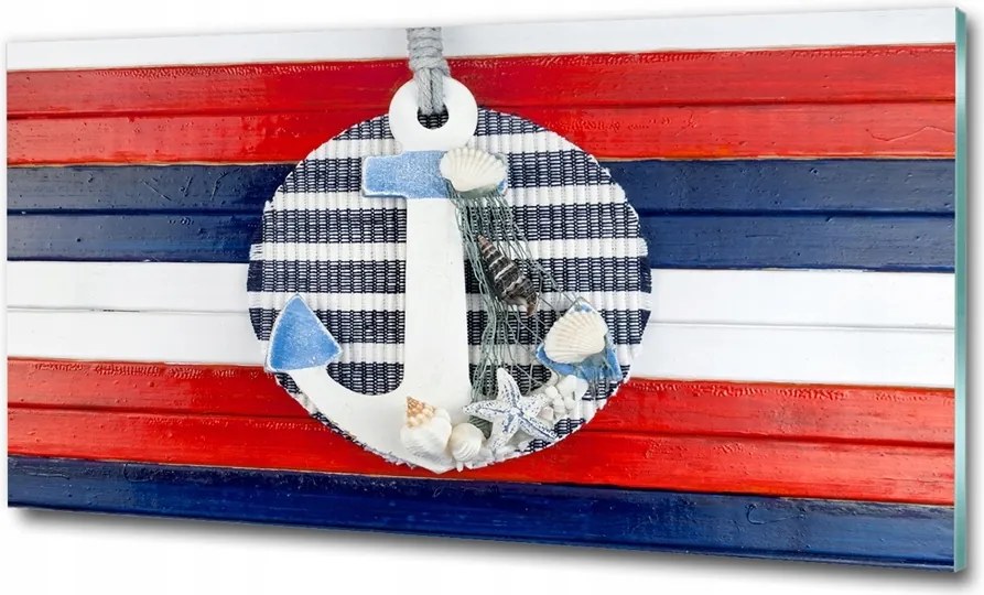 Fotótapéta falra edzett üveg horgony 100x70