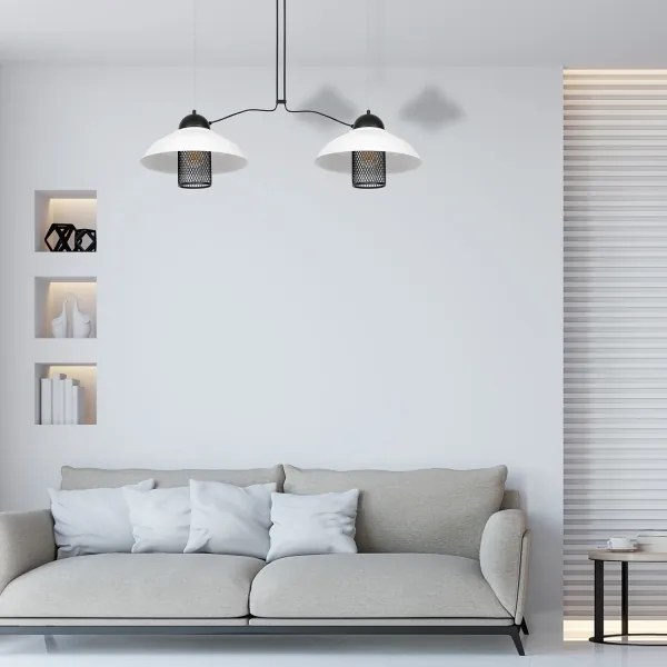 Csillár zsinóron BJORN 2xE27/60W/230V