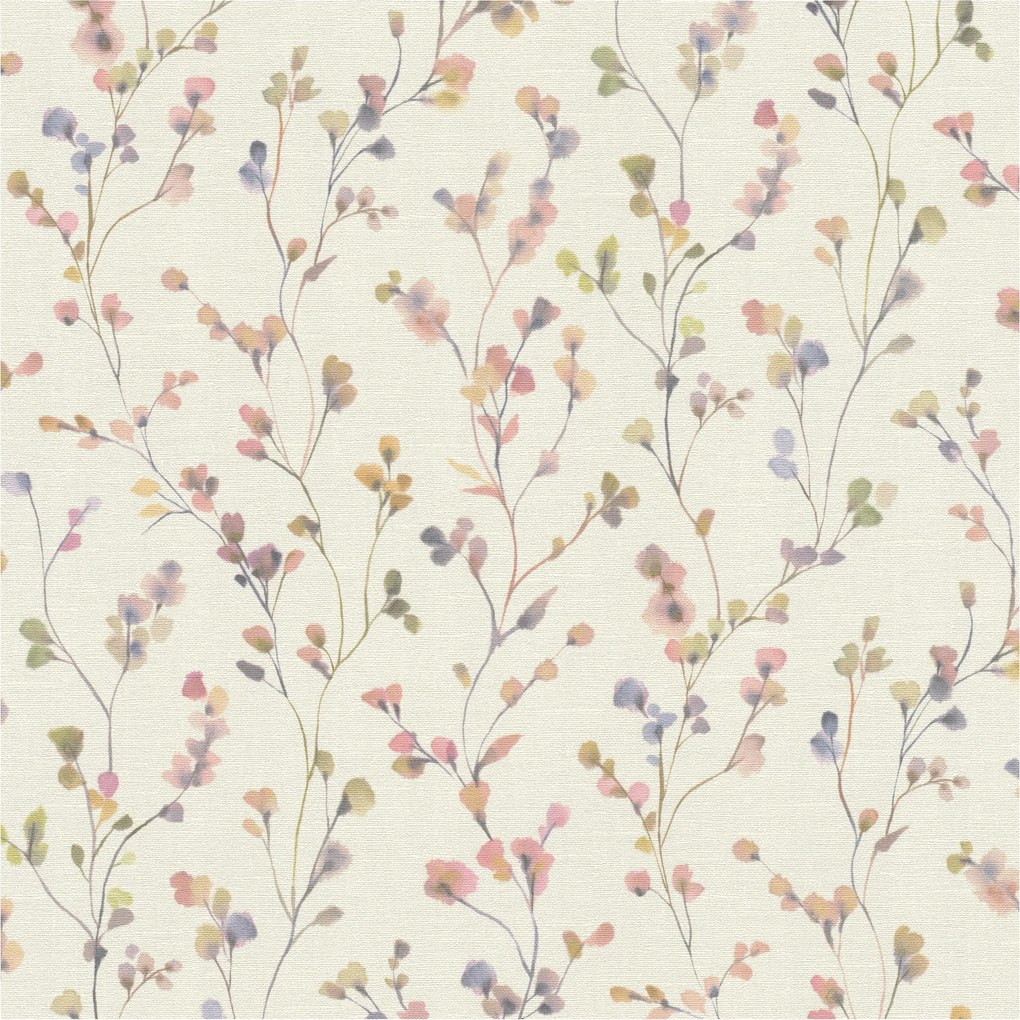 Flizelina tapéta apró virágok angol stílusban rózsaszín 486155 Rasch