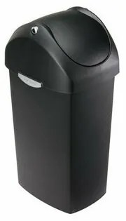 Simplehuman hulladékgyűjtő, 40 l, fekete, 40 l