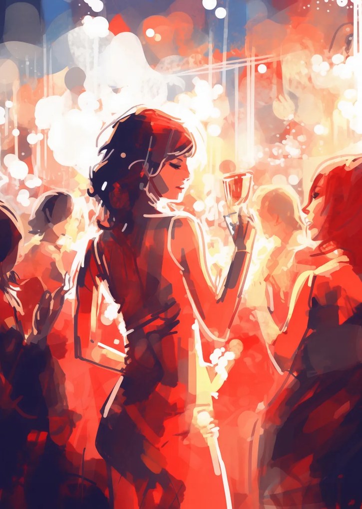 Poszter 67,5x95cm Kijárat az esti órákban