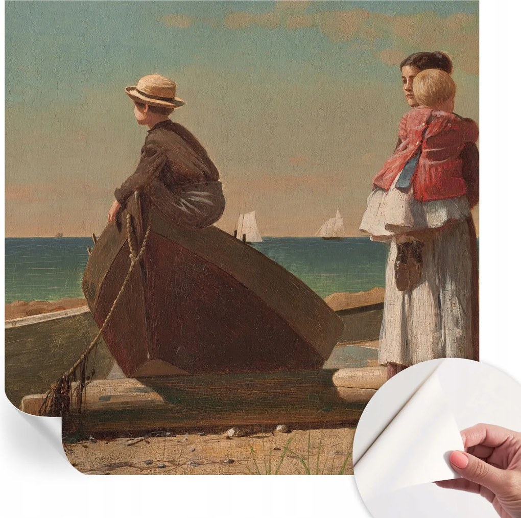 Mosható öntapadós fotótapéta étkezőbe Tengerparti jelenet 250x250 cm